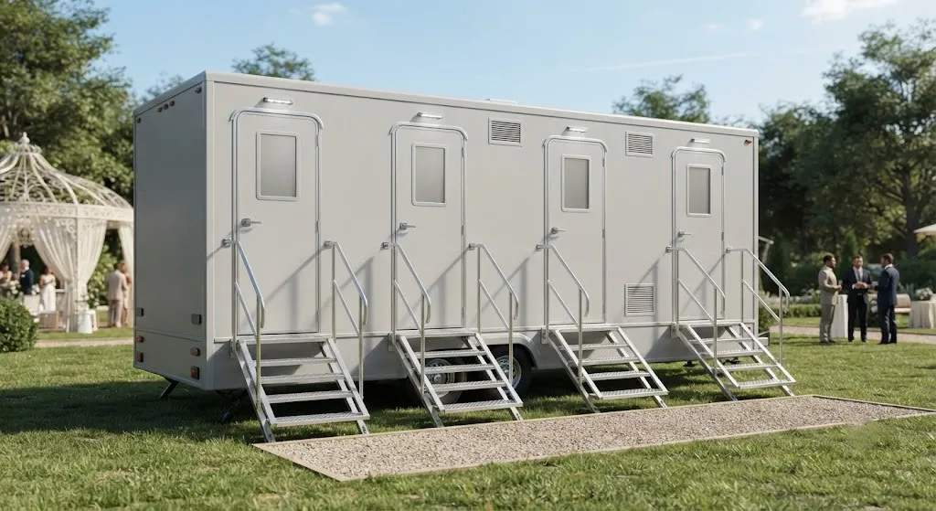 4 Stall Restroom Trailer in Alexandria, VA
