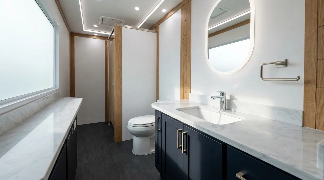 Luxury Restroom Trailer in Alexandria, VA